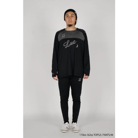 LUZeSOMBRA LS 2WAY SIDEZIP CREW TOP