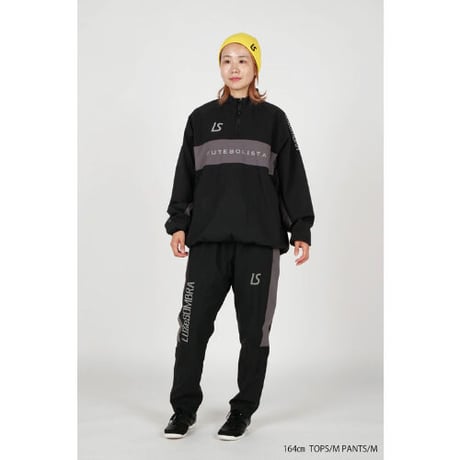 LUZeSOMBRA STRETCH TAFTA MESH HALFZIP TOP