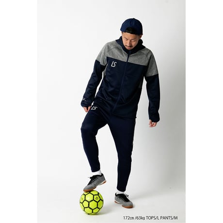 LUZeSOMBRA SINGLE FACE JERSEY HOODIE FULLZIP JACKET