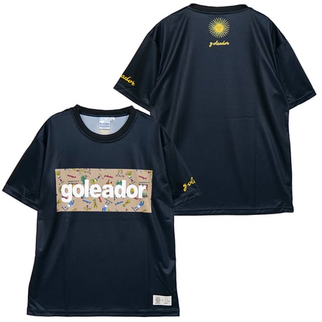 goleador フットボール レジェンド柄 BOXロゴプラT