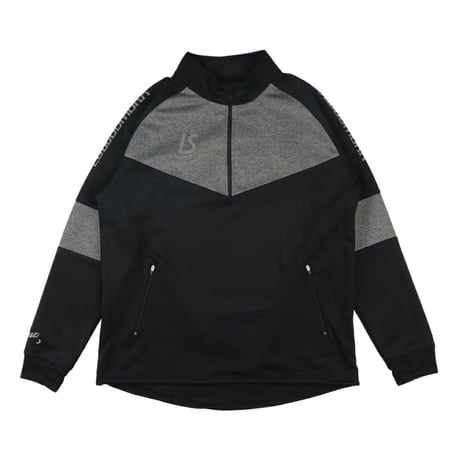 LUZeSOMBRA SINGLE FACE JERSEY HALFZIP TOP