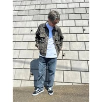 GOBERNANTE. LEOPARD DENIM JACKET