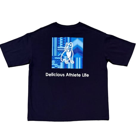 SOCCERJUNKY vintage batik ルーズシルエット半袖TEE