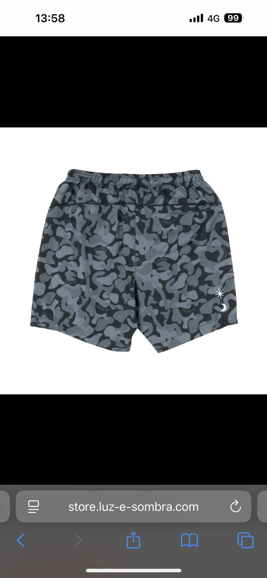 LUZeSOMBRA OAO CAMO PISTE SHORTS | FUTSAL SHOP