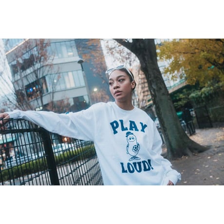 SOCCERNUT Play loud ロングスリーブTEE