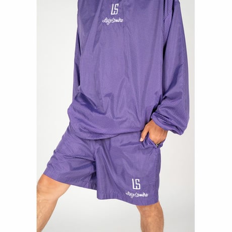 LUZeSOMBRA OAO PLAID NYLON SHORTS