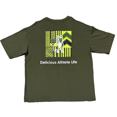 SOCCERJUNKY vintage batik ルーズシルエット半袖TEE