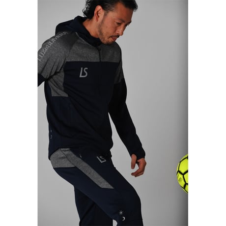 LUZeSOMBRA SINGLE FACE JERSEY HOODIE FULLZIP JACKET
