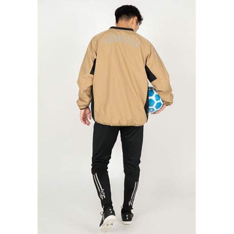 LUZeSOMBRA STRETCH TAFTA MESH PULLOVER TOP
