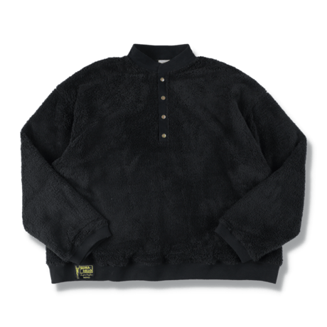 SULLO FLEECE HENLEY NECK