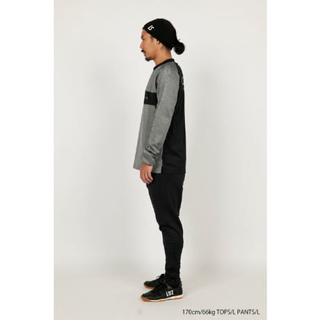 LUZeSOMBRA SINGLE FACE JERSEY SUPER SLIM FIT LONG PANTS