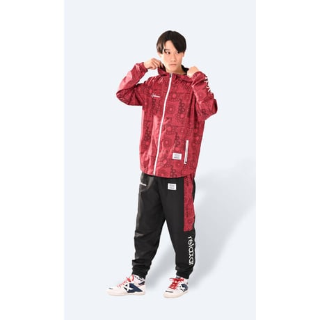 DALPONTE バンダナ柄 昇華ピステパンツ(メッシュあり)