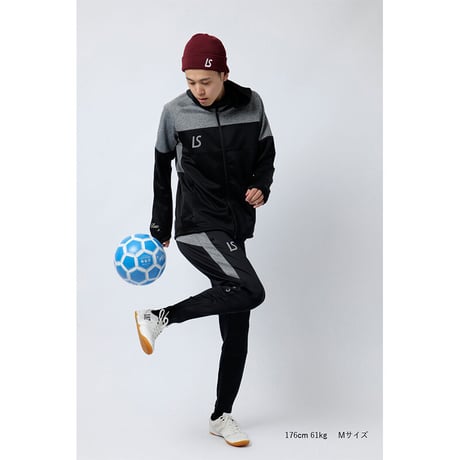 LUZeSOMBRA SINGLE FACE JERSEY HOODIE FULLZIP JACKET
