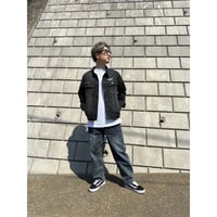 GOBERNANTE. BLACK DENIM JACKET