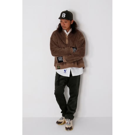 SULLO FLEECE HENLEY NECK