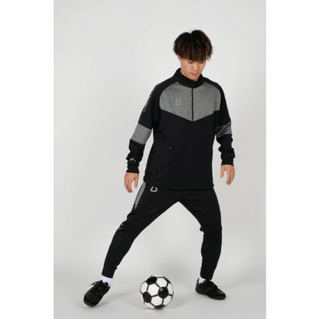 LUZeSOMBRA SINGLE FACE JERSEY HALFZIP TOP