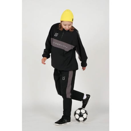 LUZeSOMBRA STRETCH TAFTA MESH HALFZIP TOP