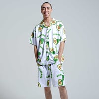 SOCCERJUNKY AVOCADO犬+4 オープンカラーシャツパンツセット