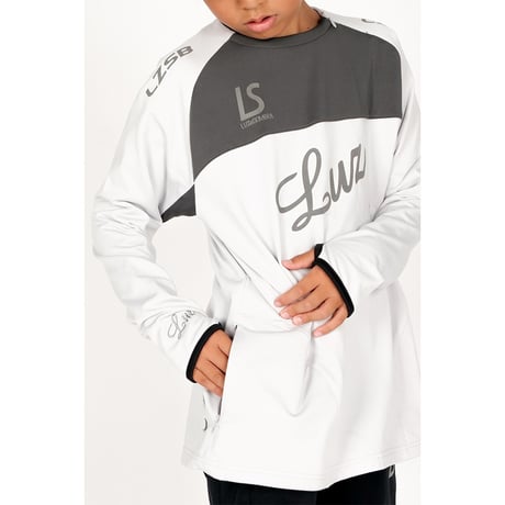 LUZeSOMBRA Jr LS 2WAY SIDEZIP CREW TOP