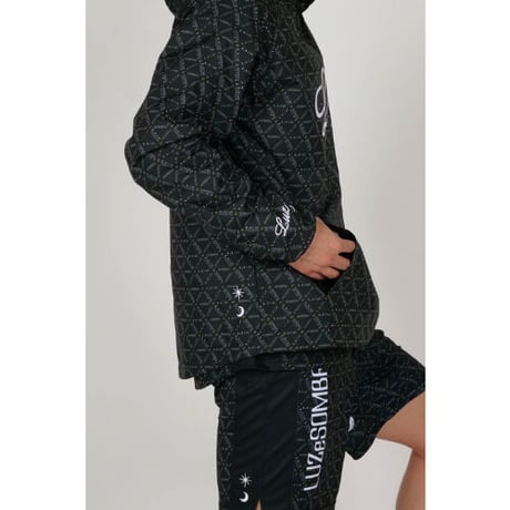 LUZeSOMBRA GEOMETRIC HALFZIP PISTE