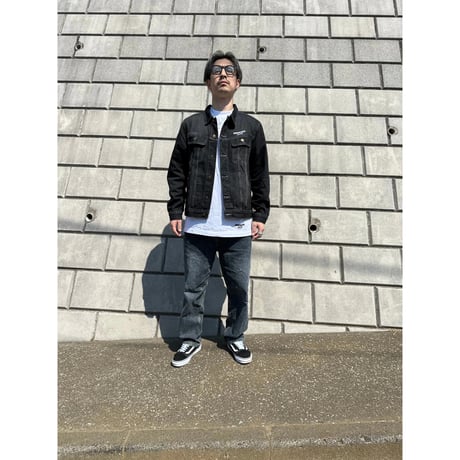 GOBERNANTE. BLACK DENIM JACKET