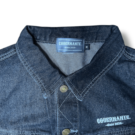 GOBERNANTE. BLACK DENIM JACKET