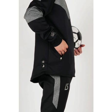 LUZeSOMBRA SINGLE FACE JERSEY HALFZIP TOP
