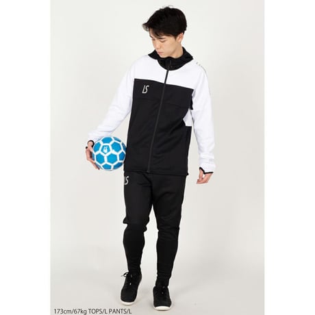 LUZeSOMBRA SINGLE FACE JERSEY HOODIE FULLZIP JACKET