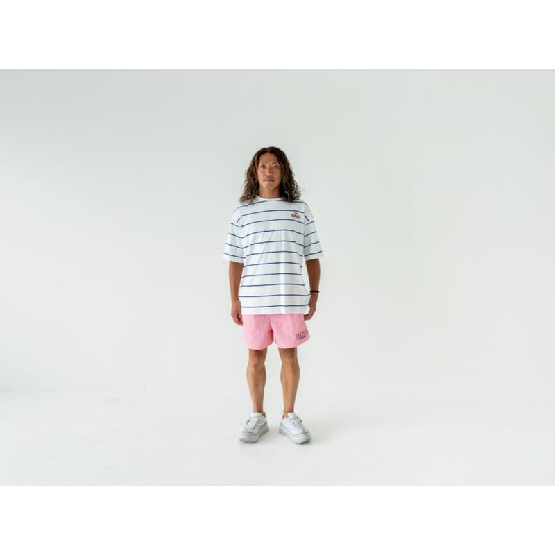 【SOL】BORDER L/S TEE - WHITE&NAVY Sサイズ】SOL - Border L/S Tee (WHITE&NAVY) SOLS Mens Marine