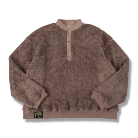 SULLO FLEECE HENLEY NECK
