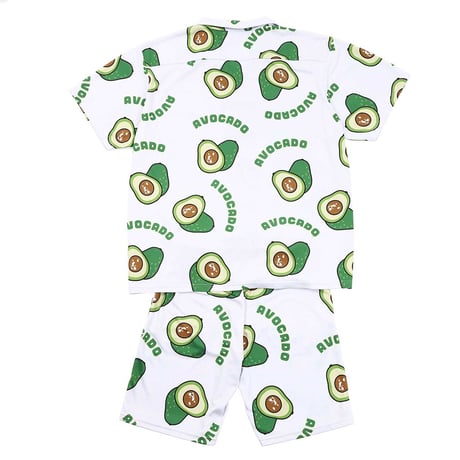 SOCCERJUNKY AVOCADO犬+4 オープンカラーシャツパンツセット