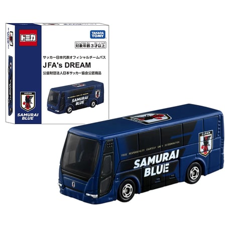 TOMIKA サッカー日本代表オフィシャルチームバス JFA’s DREAM