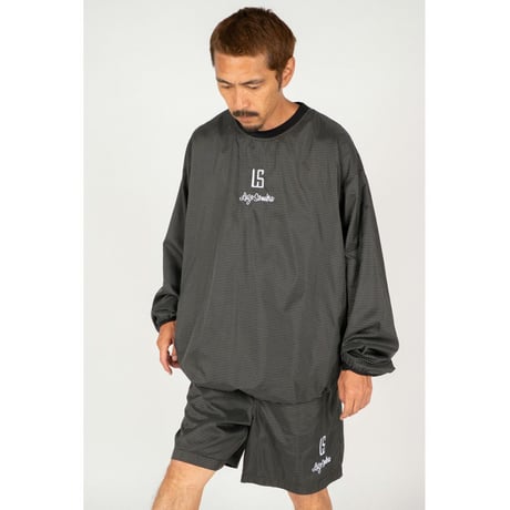 LUZeSOMBRA OAO PLAID NYLON PULLOVER TOP