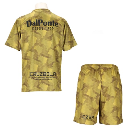 DALPONTE 総柄昇華プラシャツパンツセット
