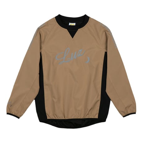 LUZeSOMBRA STRETCH TAFTA MESH PULLOVER TOP
