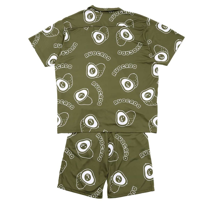 SOCCERJUNKY AVOCADO犬+4 オープンカラーシャツパンツセット