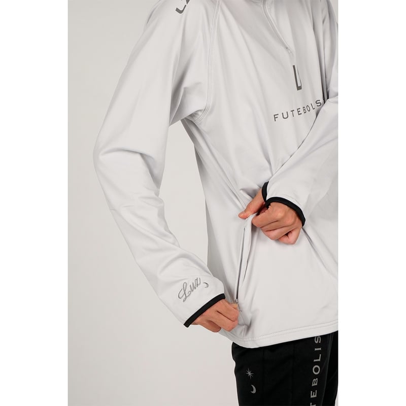 最終値下げ❗LUZeSOMBRA LS 2WAY HALF ZIP TOP LUZeSOMBRA Jr LS 2WAY HALF ZIP TOP(ライトグレー) L2222051