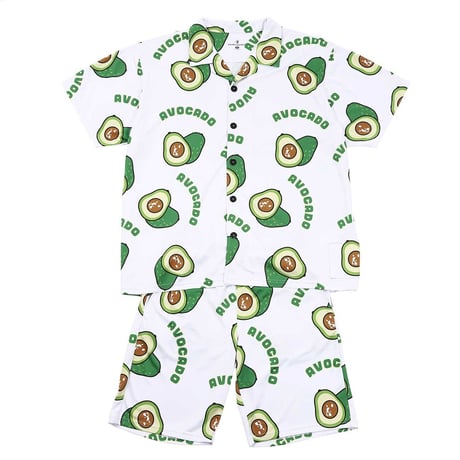 SOCCERJUNKY AVOCADO犬+4 オープンカラーシャツパンツセット