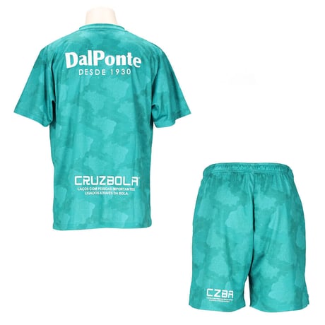DALPONTE 総柄昇華プラシャツパンツセット