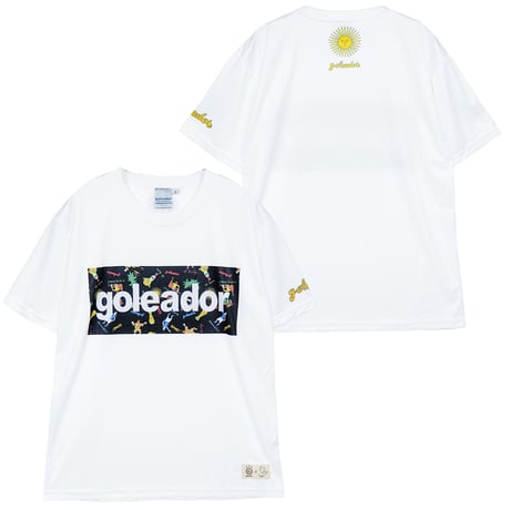 goleador フットボール レジェンド柄 BOXロゴプラT