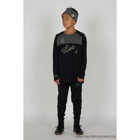 LUZeSOMBRA Jr LS 2WAY SIDEZIP CREW TOP