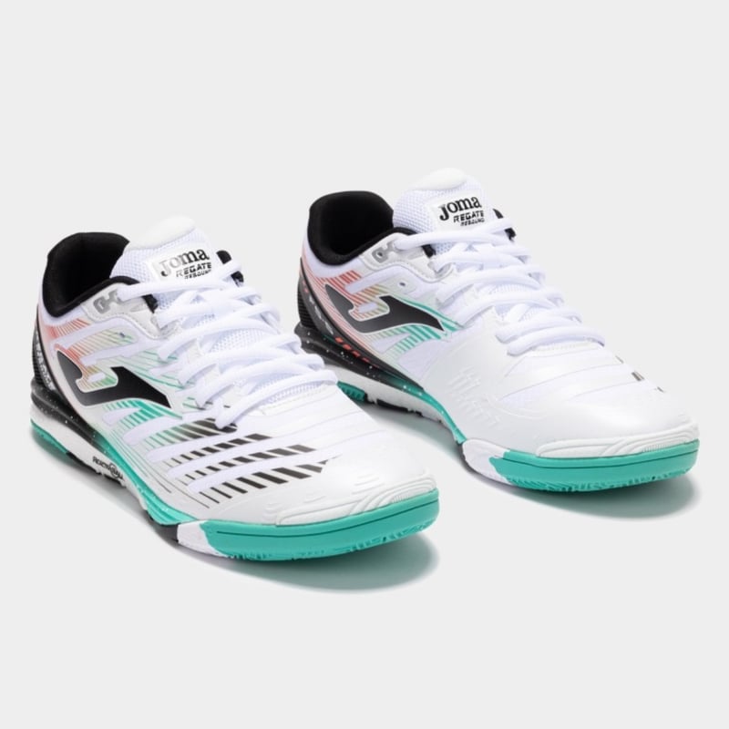 シューズ Joma Regate Rebound IN 25cm Joma Regate Rebound IN - White/Black/Turquoise