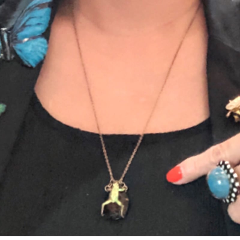 ヴィンテージ硝子カエルのペンダント 茶 | bon bon cherryハイジの店 東京