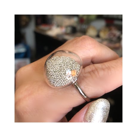 luckyPig入りシャカシャカドームリング 大
