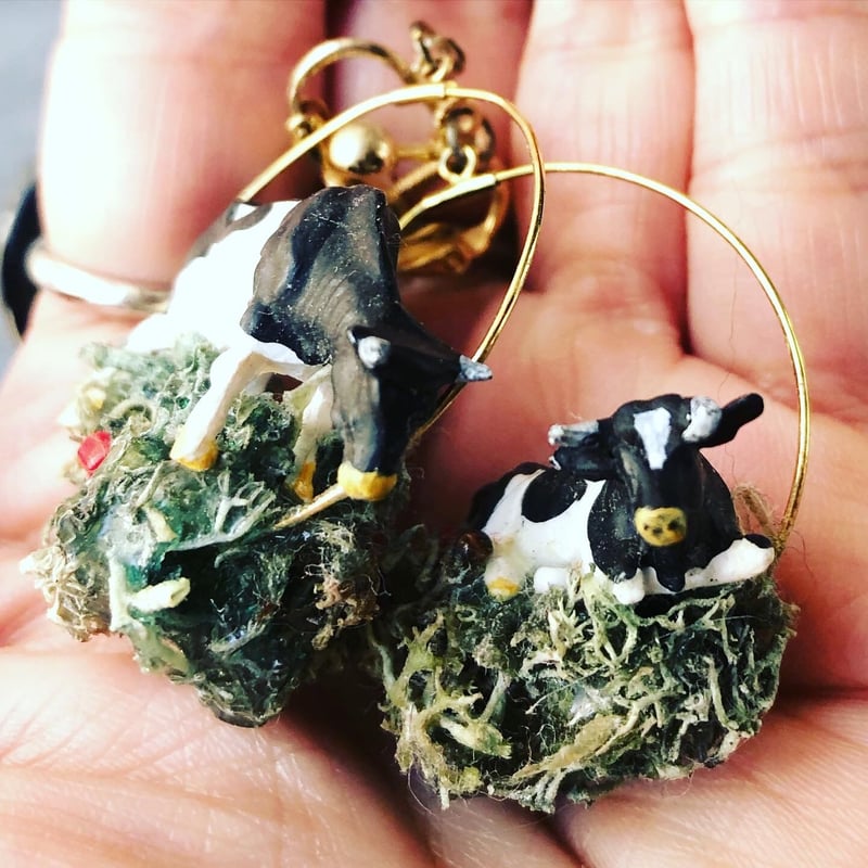 モーモーピアス・イヤリング | bon bon cherryハイジの店 東京