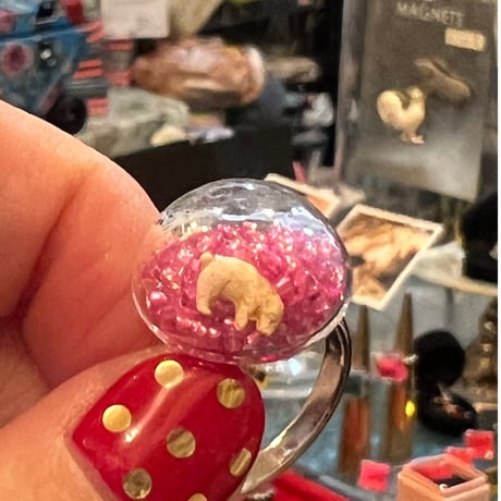 luckyPig入りリングPIKO 全4色