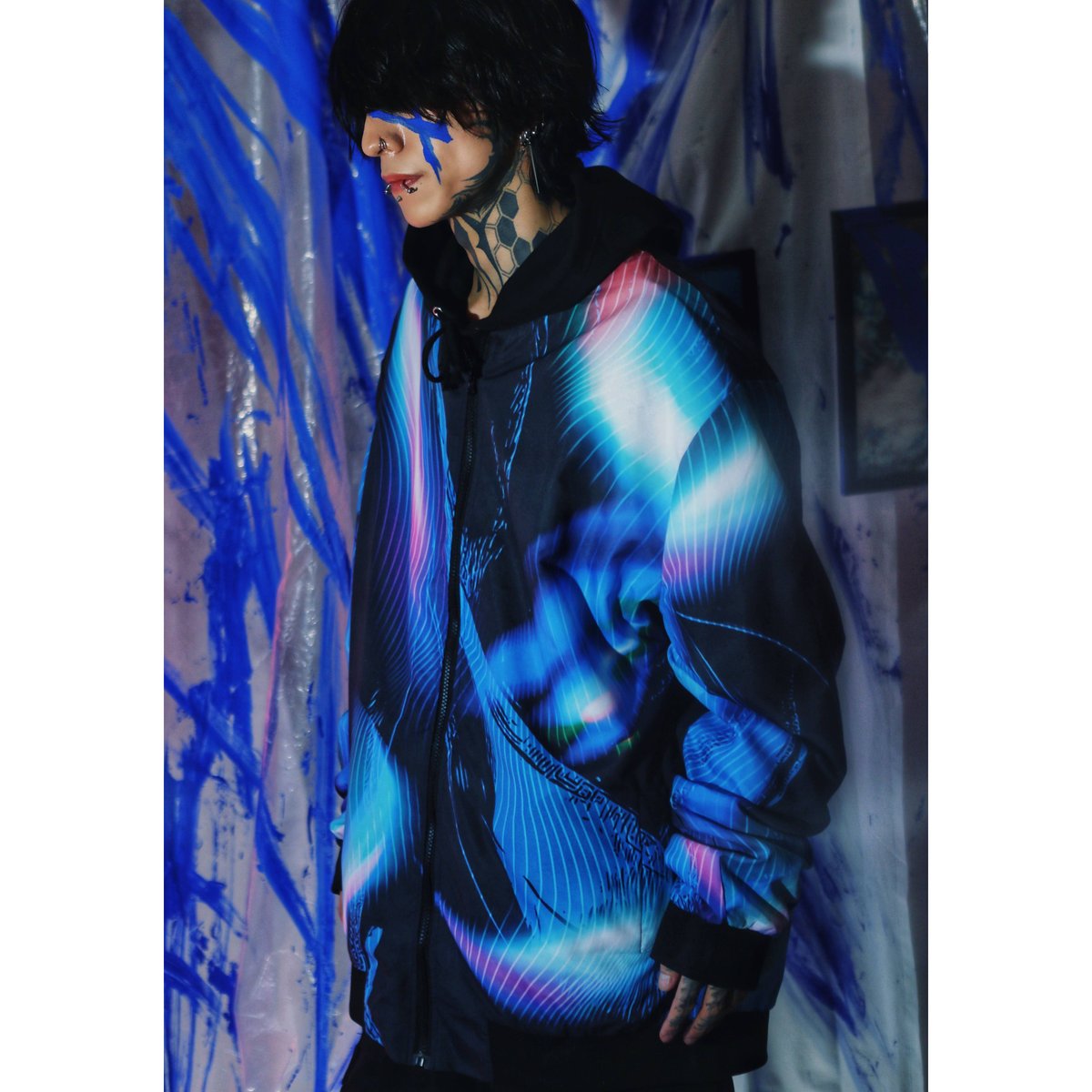 丸 歪 HIZUMI 浮世 UKIYO ブルゾン 歪HIZUMI】浮世ブルゾン