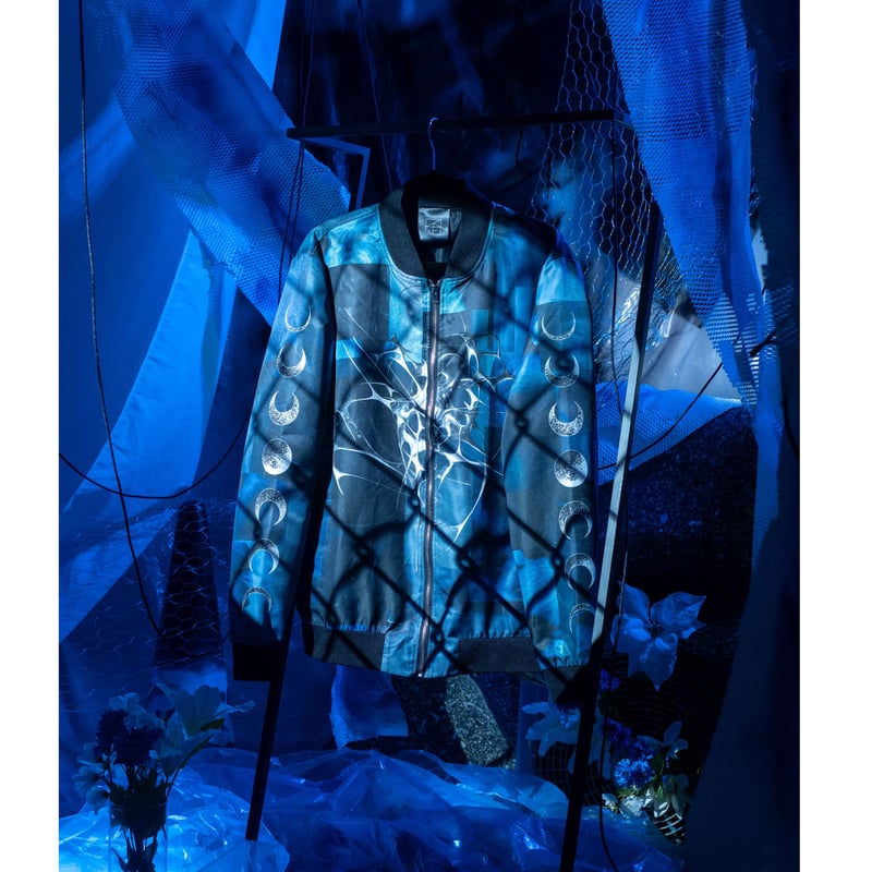 深夜と幻鏡のライトブルゾン | 歪hizumi