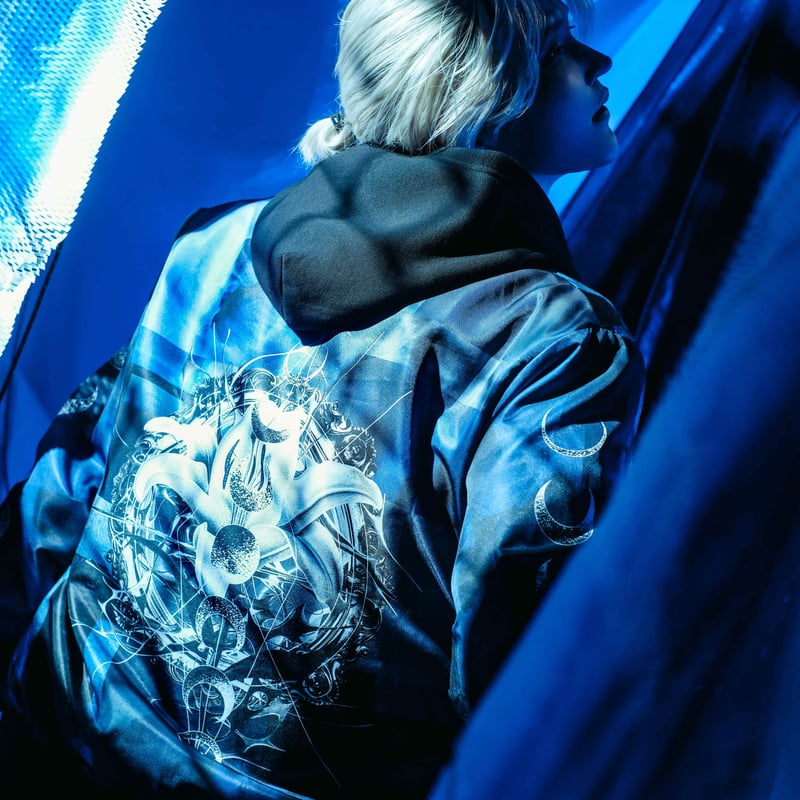 深夜と幻鏡のライトブルゾン | 歪hizumi