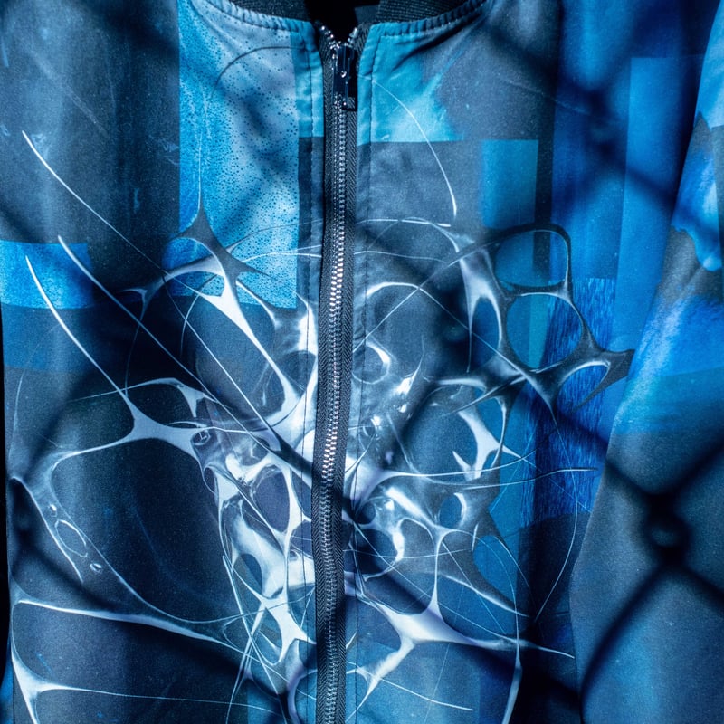 深夜と幻鏡のライトブルゾン | 歪hizumi